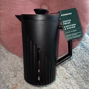 Starbucks Black Ceramic Coffee Press